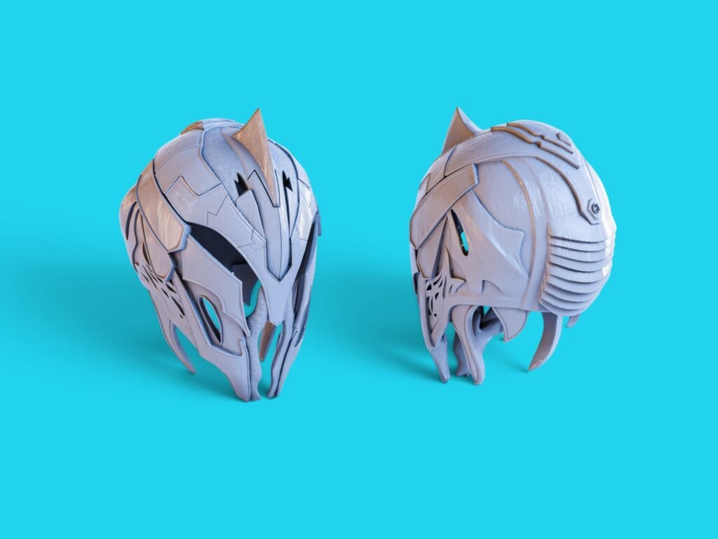 3d Alien Helmet model